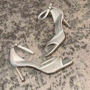 Stuart Weitzman Nudistia 75 - cream white heels NEW IN BOX